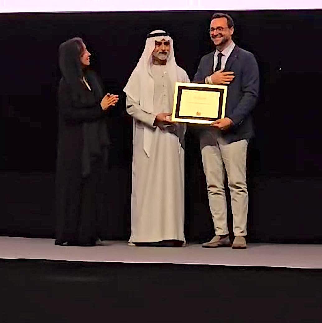 Geppino Falco premiato a Dubai per le sue attività di ricerca a Biogem